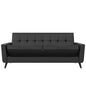 Giblin 81'' Faux Leather Convertible Sofa with Storage