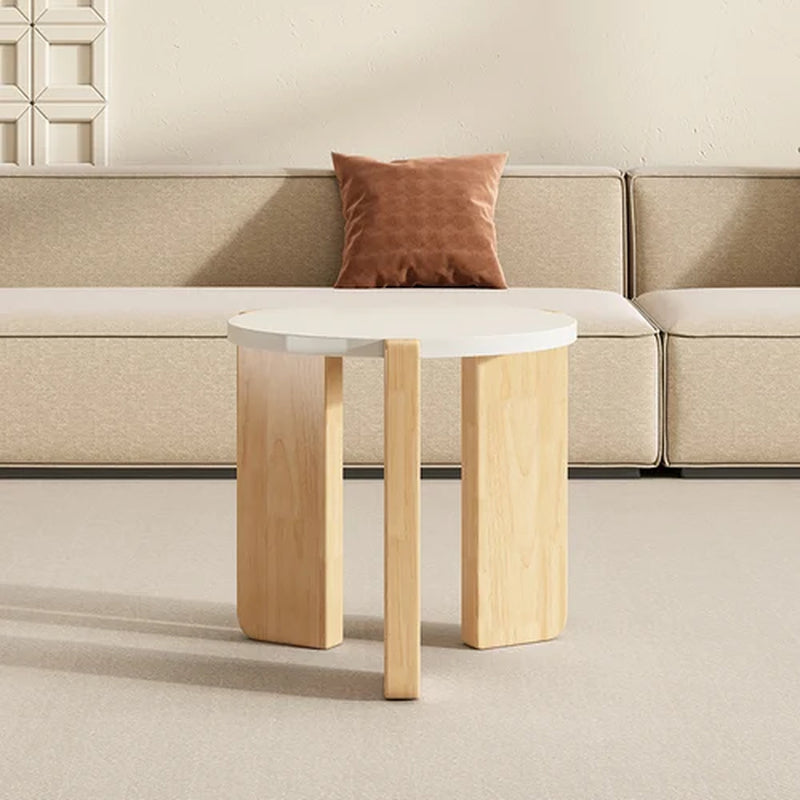 Japandi Decor Coffee Tables Modern Design Minimalist White Coffee Tables round Free Shipping Tavolino Da Salotto Home Furniture