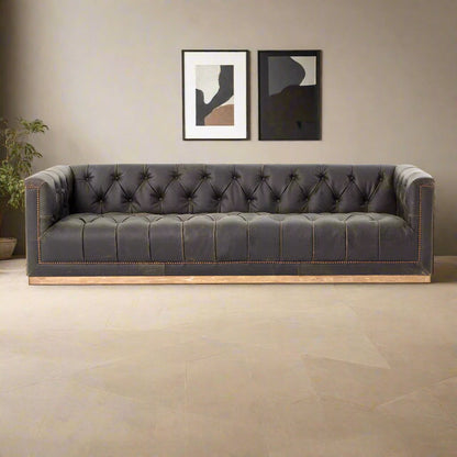 Byer 95'' Leather Sofa