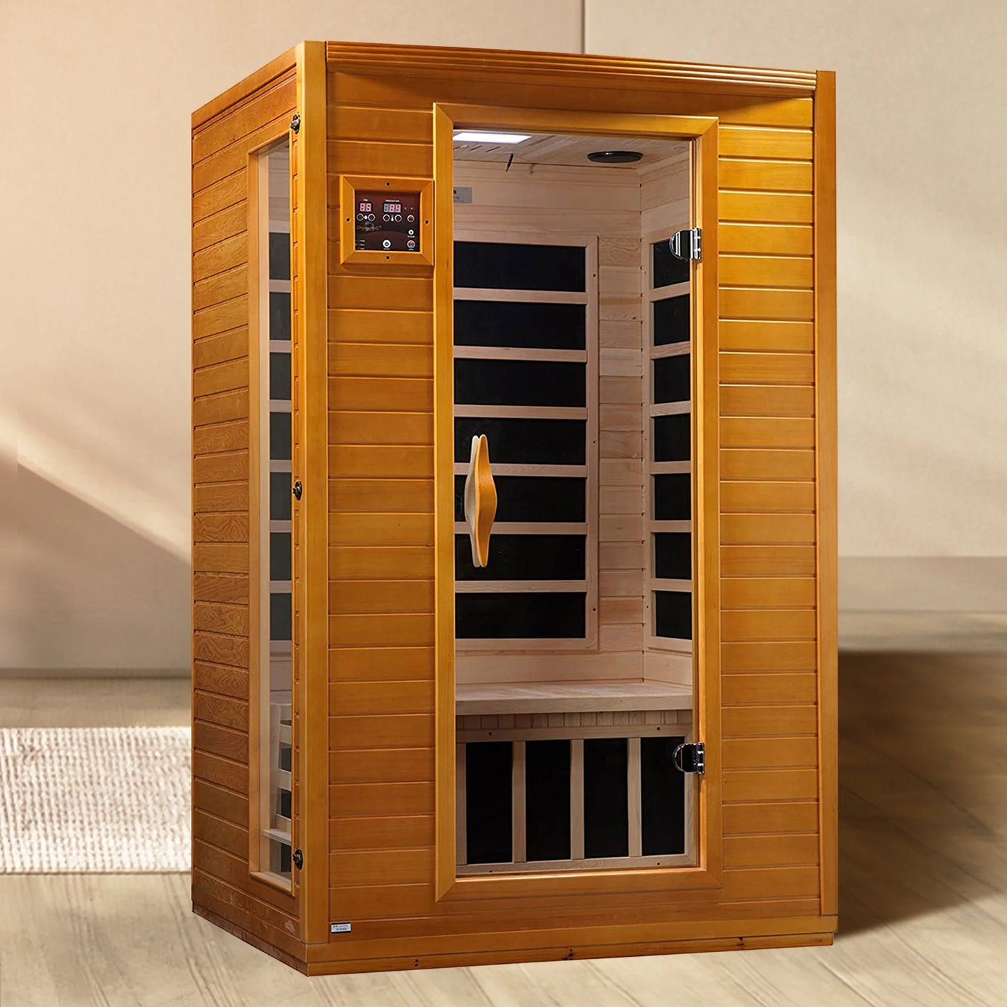 Andora 2 Person Low EMF FAR Infrared Home Spa Sauna